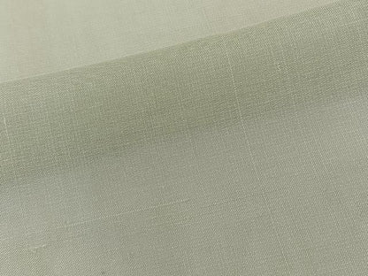 平和屋着物＊夏物　紗紬　抹茶色　正絹　逸品　CABL6920xi