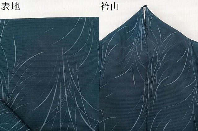 平和屋着物＊夏物　小紋　絽　草尽くし　正絹　逸品　CABL6930xi