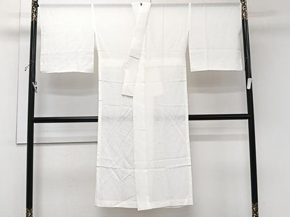 平和屋着物＊夏物　長襦袢　絽　白色　正絹　逸品　CABL6935xi