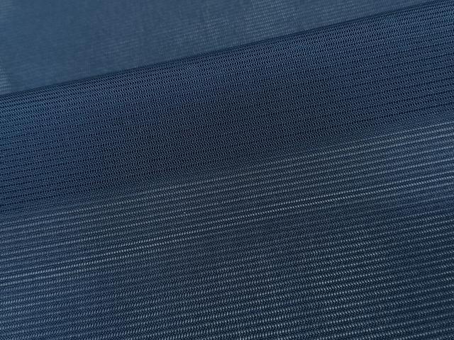 平和屋着物＊夏物　色無地　絽　青紺色　洗える着物　CABL6943xi