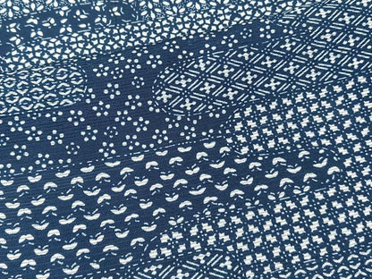 平和屋着物＊夏物　小紋　絽　絵霞花文　五泉　反端付き　正絹　逸品　CABL6952xi