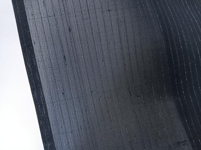 平和屋着物＊夏物　紗紬　縞　正絹　逸品　CABL6955xi