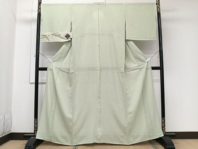 平和屋着物＊夏物　色無地　絽　紫檀染　夏虫色　五泉　反端付き　正絹　逸品　CABL6957xi