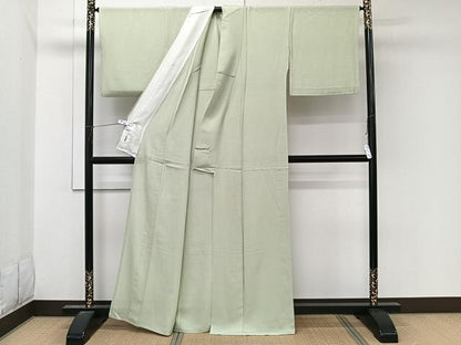 平和屋着物＊夏物　色無地　絽　紫檀染　夏虫色　五泉　反端付き　正絹　逸品　CABL6957xi
