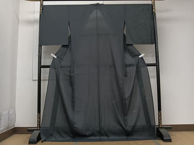 平和屋着物＊京都の老舗呉服メーカー ODASHO　小田章　夏物　訪問着　絽縮緬　花びら文　金彩　ロング丈　正絹　逸品　CABL6967xi