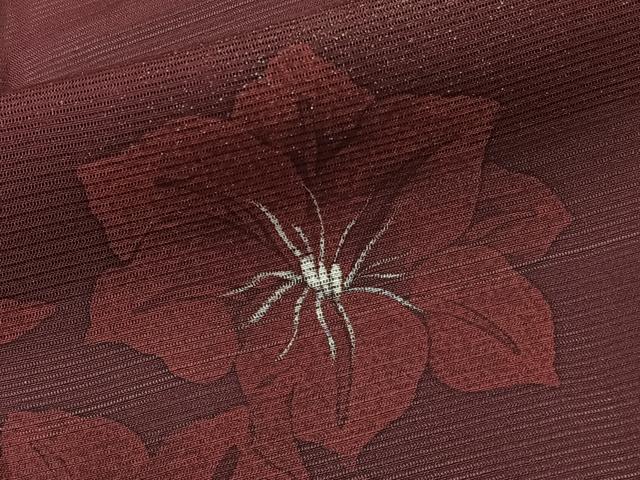 平和屋着物＊夏物　訪問着　絽　草花文　金彩　正絹　逸品　CABL6969xi