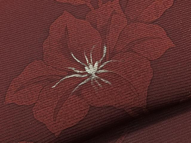 平和屋着物＊夏物　訪問着　絽　草花文　金彩　正絹　逸品　CABL6969xi