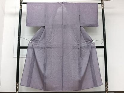 平和屋着物＊夏物　江戸小紋　絽　両袖染め　鮫小紋柄　正絹　逸品　CABL6970xi