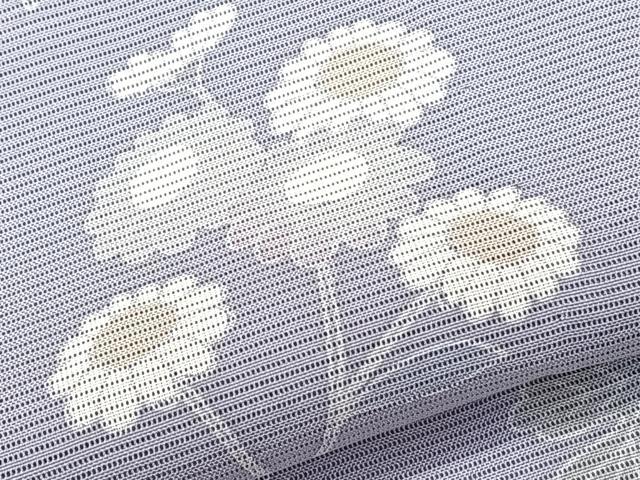 平和屋着物＊夏物　訪問着　絽　友禅　草花文　暈し染め　正絹　逸品　CABL6975xi