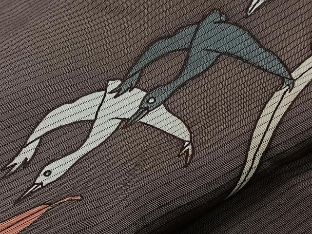 平和屋着物＊夏物　訪問着　絽　籬飛鳥文　正絹　逸品　CABL7000xi