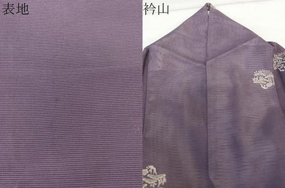平和屋着物＊夏物　小紋　絽　枝松花丸文　洗える着物　CABL7069xi