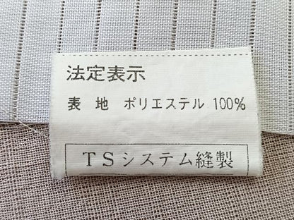 平和屋着物＊夏物　小紋　紗　草花文　洗える着物　CABL7086xi