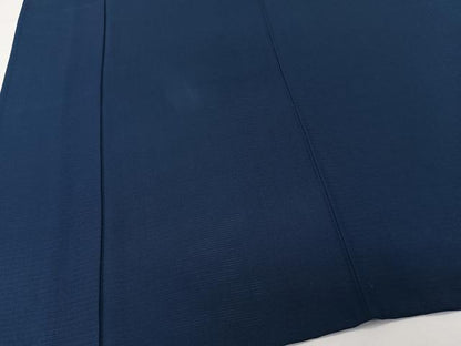 平和屋着物＊夏物　色無地　絽　濃藍色　正絹　逸品　未使用　CABL7188xi