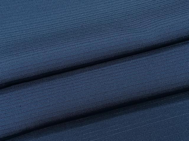 平和屋着物＊夏物　色無地　絽　濃藍色　正絹　逸品　未使用　CABL7188xi