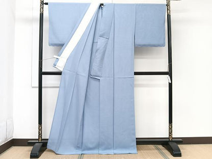 平和屋着物＊夏物　色無地　絽　紅碧色　正絹　逸品　未使用　CABL7190xi