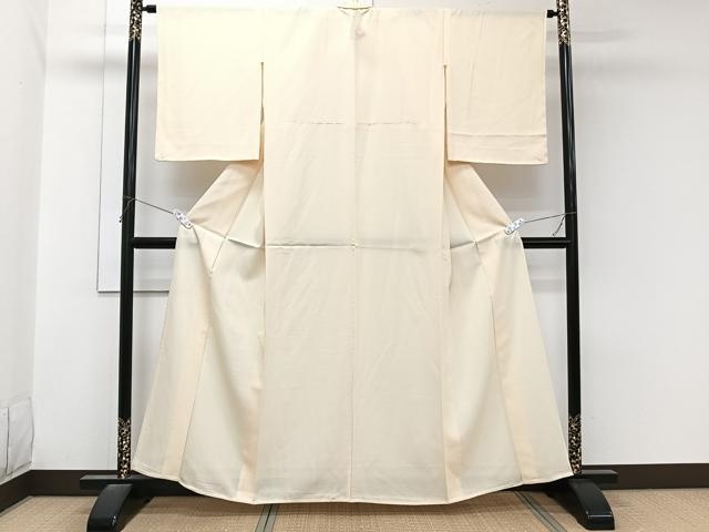 平和屋着物＊夏物　色無地　絽　蜂蜜色　正絹　逸品　未使用　CABL7196xi