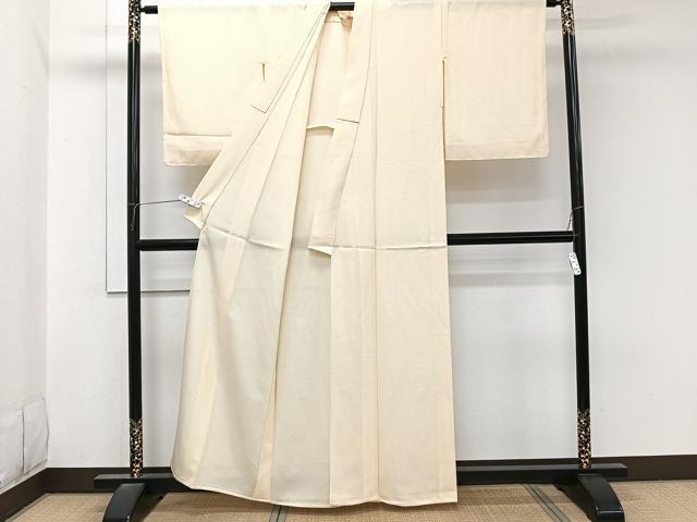 平和屋着物＊夏物　色無地　絽　蜂蜜色　正絹　逸品　未使用　CABL7196xi