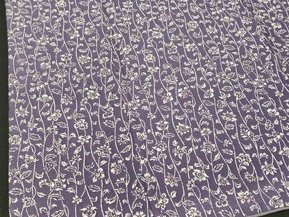 平和屋着物■上質な小紋　ろうけつ引染　蝋割れ古代文様　反端付き　正絹　逸品　CABL7201fb