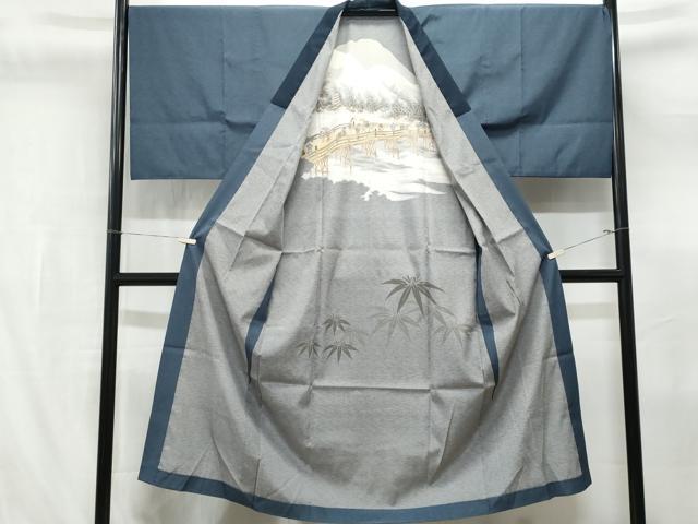 平和屋着物■男性　長襦袢　無双仕立て　廣重　洗える着物　CABL7209fb