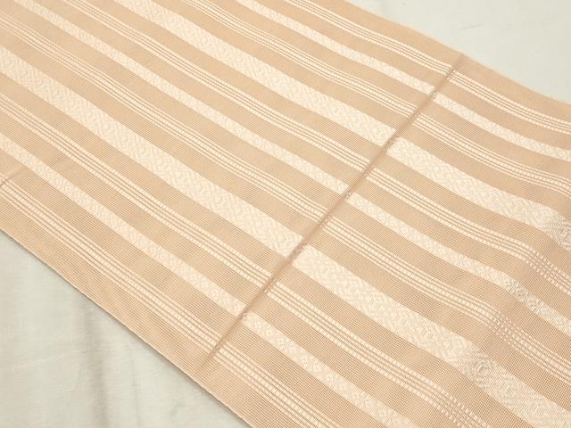 平和屋着物＊夏物　本場筑前博多織　八寸名古屋帯　紗献上　伽羅色　正絹　逸品　CABL7211fb