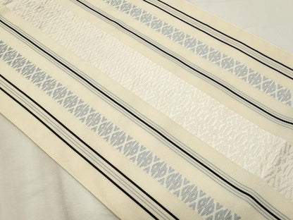 平和屋着物＊夏物　本場筑前博多織　八寸名古屋帯　紗献上　正絹　逸品　CABL7213fb