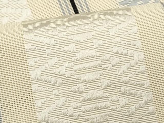 平和屋着物＊夏物　本場筑前博多織　八寸名古屋帯　紗献上　正絹　逸品　CABL7213fb