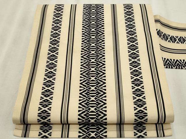 平和屋着物＊夏物　本場筑前博多織　九寸名古屋帯　紗献上　正絹　逸品　CABL7218fb