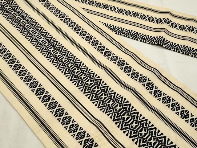 平和屋着物＊夏物　本場筑前博多織　九寸名古屋帯　紗献上　正絹　逸品　CABL7218fb