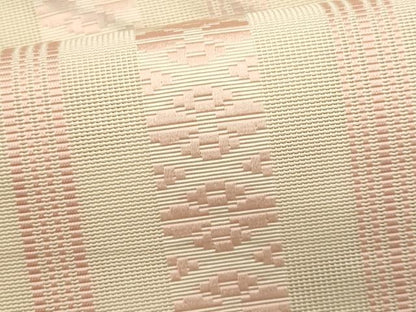 平和屋着物＊夏物　本場筑前博多織　八寸名古屋帯　紗献上　肌色　正絹　逸品　CABL7233fb