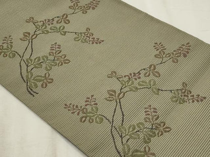 平和屋着物＊夏物　六通柄　京袋帯　枝葉文　CABL7409fb