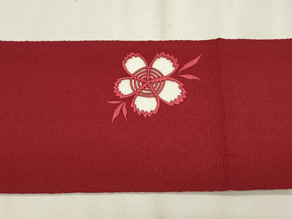 平和屋着物＊夏物　両面　半幅帯　幾何学文様　CABL7561fb