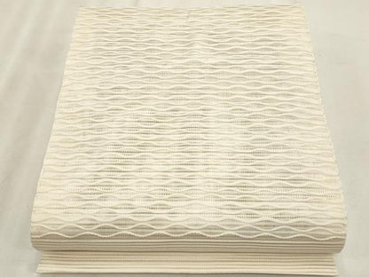 平和屋着物＊夏物　八寸名古屋帯　絽綴れ　横段文　正絹　逸品　CABL7571fb