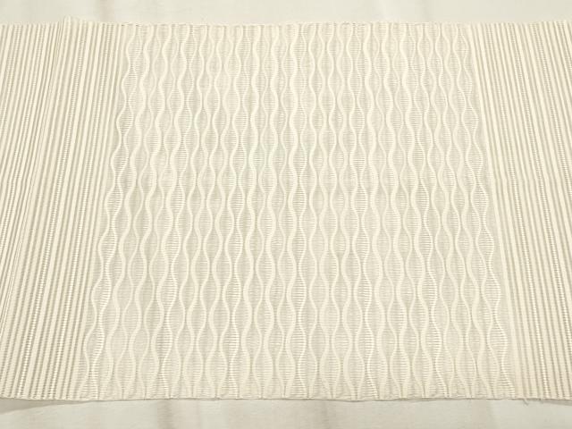 平和屋着物＊夏物　八寸名古屋帯　絽綴れ　横段文　正絹　逸品　CABL7571fb