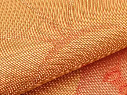 平和屋着物＊夏物　六通柄　本袋帯　竜田川　金糸　正絹　逸品　未使用　CABL7618tx