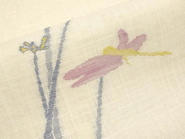 平和屋着物＊夏物　八寸名古屋帯　トンボ　CABL7634tx