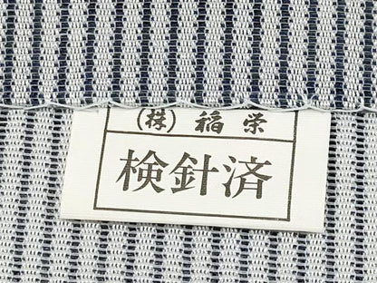 平和屋着物＊夏物　八寸名古屋帯　格子柄　銀糸　CABL7650tx