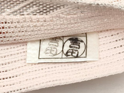 平和屋着物＊夏物　六通柄　京袋帯　草花文　銀糸　CABL7665tx