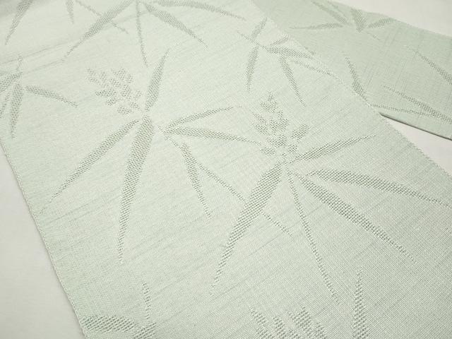平和屋着物＊夏物　八寸名古屋帯　草花文　CABL7667tx
