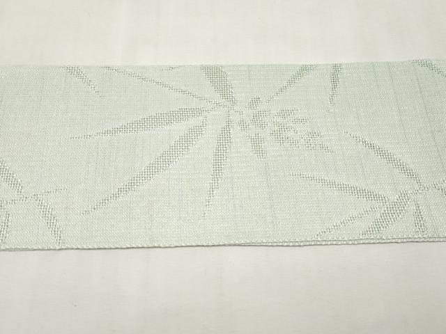 平和屋着物＊夏物　八寸名古屋帯　草花文　CABL7667tx