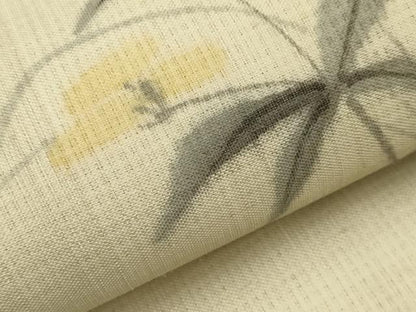 平和屋着物＊夏物　九寸開き名古屋帯　手描き　草花文　正絹　逸品　CABL7680tx
