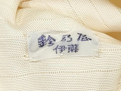 平和屋着物＊夏物　絽塩瀬　九寸名古屋帯　手描き　作家物　詩歌　鈴乃屋扱い　正絹　逸品　CABL7684tx