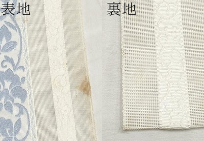 平和屋着物＊夏物　八寸名古屋帯　更紗唐草間道　CABL7711tx
