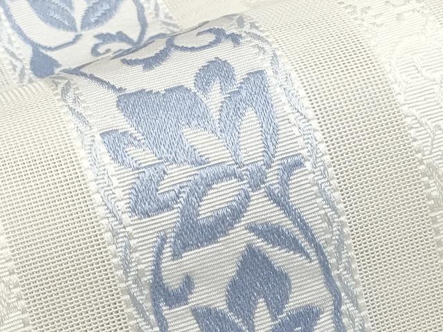 平和屋着物＊夏物　八寸名古屋帯　更紗唐草間道　CABL7711tx