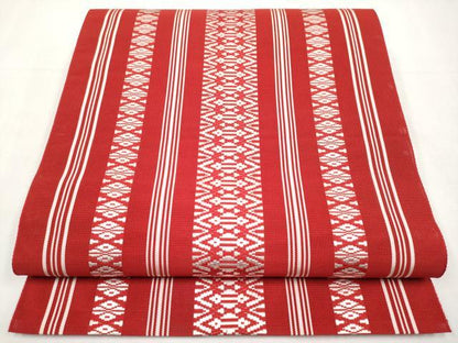 平和屋着物＊夏物　本場筑前博多織　八寸名古屋帯　紗献上　正絹　逸品　CABL7713tx