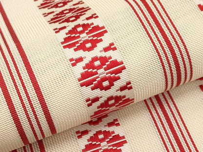 平和屋着物＊夏物　本場筑前博多織　八寸名古屋帯　紗献上　正絹　逸品　CABL7714tx