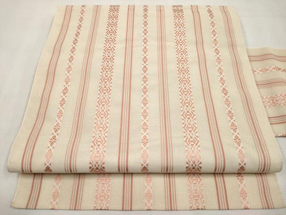 平和屋着物＊夏物　本場筑前博多織　八寸名古屋帯　紗献上　正絹　逸品　CABL7715tx