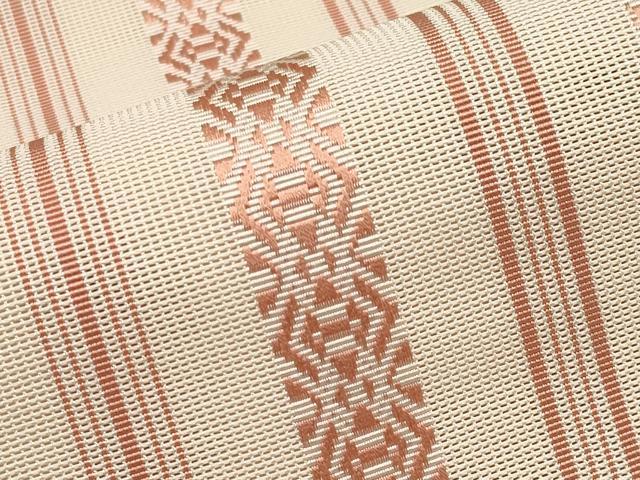 平和屋着物＊夏物　本場筑前博多織　八寸名古屋帯　紗献上　正絹　逸品　CABL7715tx