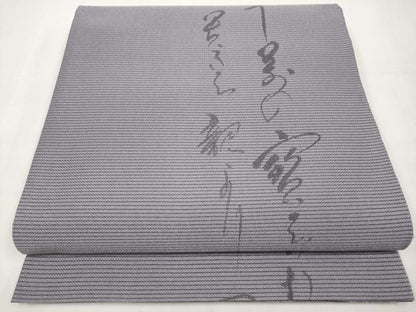 平和屋着物＊夏物　両面　全通柄　京袋帯　ひとえ　詩歌　未使用　CABL7722tx
