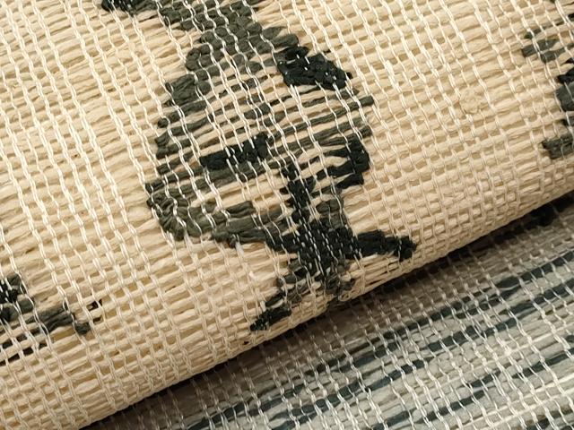 平和屋着物＊夏物　八寸名古屋帯　抽象文　正絹　逸品　CABL7752tx