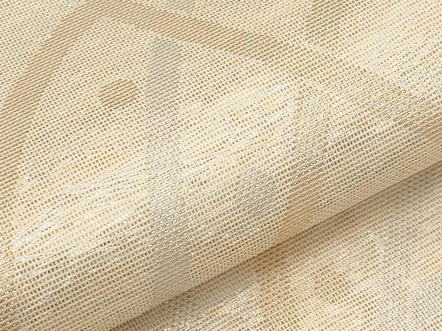 平和屋着物＊夏物　織物一筋名門　織悦　全通柄　本袋帯　草木文　金銀糸　正絹　逸品　CABL7781tx